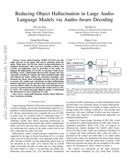 Reducing Object Hallucination in Large Audio-Language Models via Audio-Aware Decoding