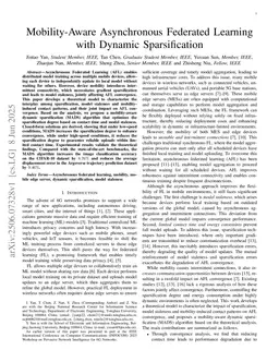 Mobility-Aware Asynchronous Federated Learning with Dynamic Sparsification