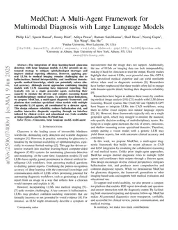 MedChat: A Multi-Agent Framework for Multimodal Diagnosis with Large Language Models