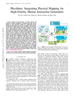 PhysiInter: Integrating Physical Mapping for High-Fidelity Human Interaction Generation
