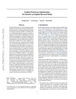 Explicit Preference Optimization: No Need for an Implicit Reward Model