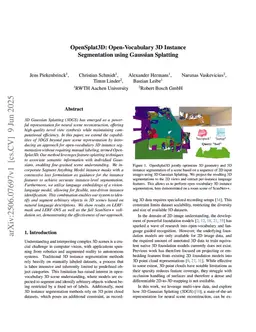 OpenSplat3D: Open-Vocabulary 3D Instance Segmentation using Gaussian Splatting