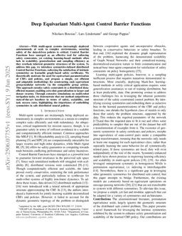 Deep Equivariant Multi-Agent Control Barrier Functions