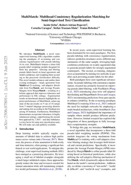 MultiMatch: Multihead Consistency Regularization Matching for Semi-Supervised Text Classification