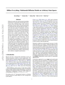 Diffuse Everything: Multimodal Diffusion Models on Arbitrary State Spaces