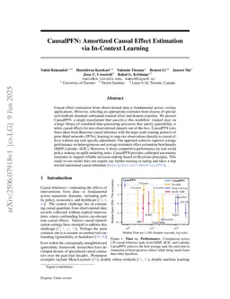 CausalPFN: Amortized Causal Effect Estimation via In-Context Learning