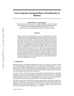 Uncovering the Computational Roles of Nonlinearity in Sequence Modeling Using Almost-Linear RNNs
