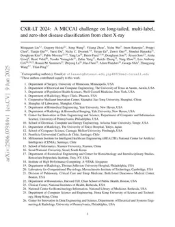 CXR-LT 2024: A MICCAI challenge on long-tailed, multi-label, and zero-shot disease classification from chest X-ray