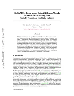 StableMTL: Repurposing Latent Diffusion Models for Multi-Task Learning from Partially Annotated Synthetic Datasets