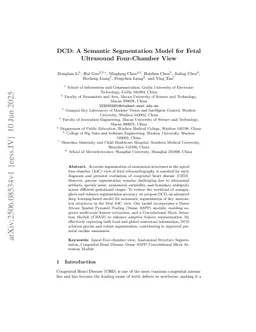DCD: A Semantic Segmentation Model for Fetal Ultrasound Four-Chamber View