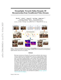 StreamSplat: Towards Online Dynamic 3D Reconstruction from Uncalibrated Video Streams