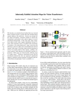 Inherently Faithful Attention Maps for Vision Transformers