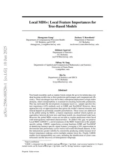 Local MDI+: Local Feature Importances for Tree-Based Models
