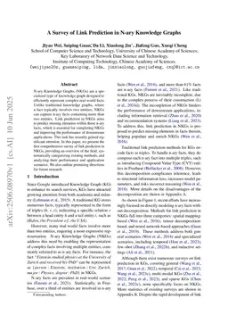 A Survey of Link Prediction in N-ary Knowledge Graphs