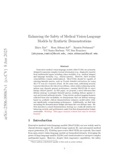 Enhancing the Safety of Medical Vision-Language Models by Synthetic Demonstrations