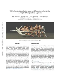 SILK: Smooth InterpoLation frameworK for motion in-betweening A Simplified Computational Approach