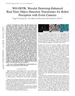 WD-DETR: Wavelet Denoising-Enhanced Real-Time Object Detection Transformer for Robot Perception with Event Cameras