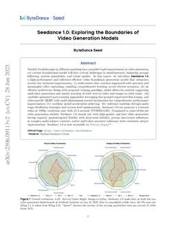 Seedance 1.0: Exploring the Boundaries of Video Generation Models