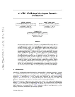 mLaSDI: Multi-stage latent space dynamics identification