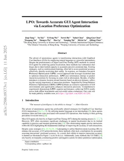 LPO: Towards Accurate GUI Agent Interaction via Location Preference Optimization