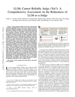 LLMs Cannot Reliably Judge (Yet?): A Comprehensive Assessment on the Robustness of LLM-as-a-Judge