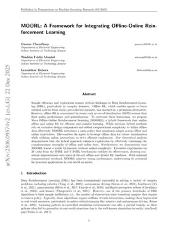 MOORL: A Framework for Integrating Offline-Online Reinforcement Learning