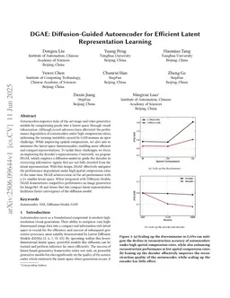 DGAE: Diffusion-Guided Autoencoder for Efficient Latent Representation Learning