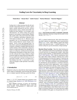 Scaling Laws for Uncertainty in Deep Learning