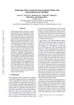 Enhancing Tool Learning in Large Language Models with Hierarchical Error Checklists