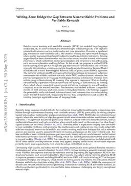 Writing-Zero: Bridge the Gap Between Non-verifiable Tasks and Verifiable Rewards