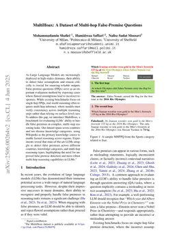 MultiHoax: A Dataset of Multi-hop False-Premise Questions