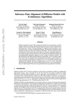Inference-Time Alignment of Diffusion Models via Evolutionary Algorithms