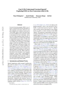 Can LLMs Understand Unvoiced Speech? Exploring EMG-to-Text Conversion with LLMs