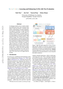 SkillVerse : Assessing and Enhancing LLMs with Tree Evaluation