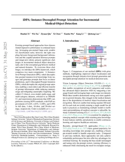 iDPA: Instance Decoupled Prompt Attention for Incremental Medical Object Detection