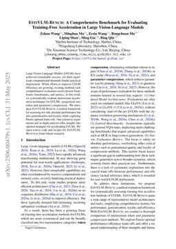 EffiVLM-BENCH: A Comprehensive Benchmark for Evaluating Training-Free Acceleration in Large Vision-Language Models