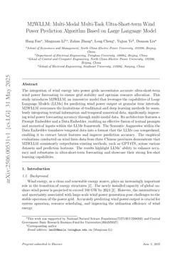 M2WLLM: Multi-Modal Multi-Task Ultra-Short-term Wind Power Prediction Algorithm Based on Large Language Model