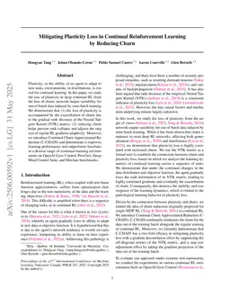 Mitigating Plasticity Loss in Continual Reinforcement Learning by Reducing Churn