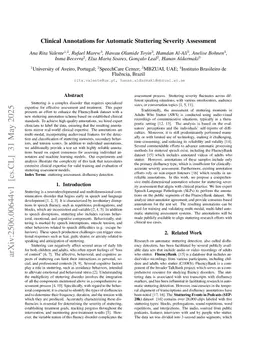 Clinical Annotations for Automatic Stuttering Severity Assessment
