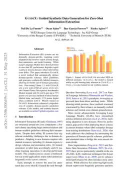 GuideX: Guided Synthetic Data Generation for Zero-Shot Information Extraction