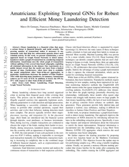Amatriciana: Exploiting Temporal GNNs for Robust and Efficient Money Laundering Detection
