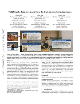 Vid2Coach: Transforming How-To Videos into Task Assistants