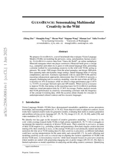 GuessBench: Sensemaking Multimodal Creativity in the Wild
