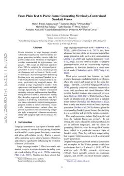 Chandomitra: Towards Generating Structured Sanskrit Poetry from Natural Language Inputs