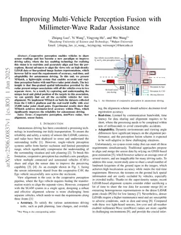 Improving Multi-Vehicle Perception Fusion with Millimeter-Wave Radar Assistance