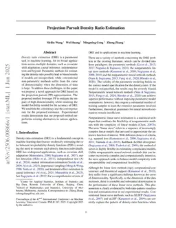 Projection Pursuit Density Ratio Estimation