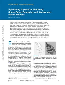 Hybridizing Expressive Rendering: Stroke-Based Rendering with Classic and Neural Methods