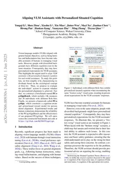 Aligning VLM Assistants with Personalized Situated Cognition