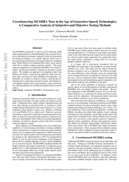 Crowdsourcing MUSHRA Tests in the Age of Generative Speech Technologies: A Comparative Analysis of Subjective and Objective Testing Methods