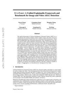 IVY-FAKE: A Unified Explainable Framework and Benchmark for Image and Video AIGC Detection
